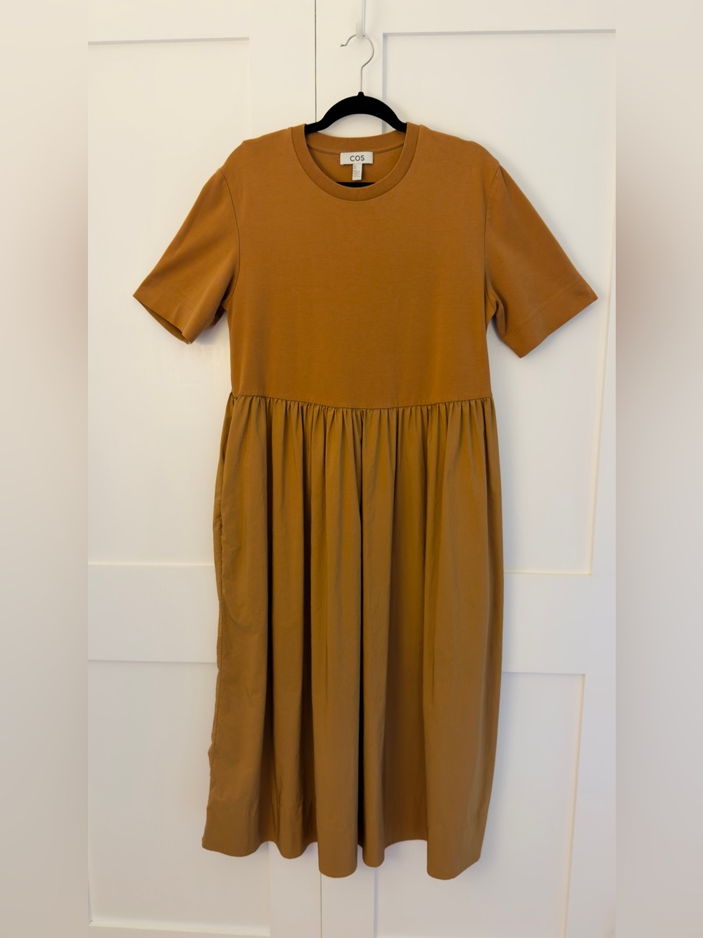 COS Mixed Media Midi Dress - Picture 2 of 7